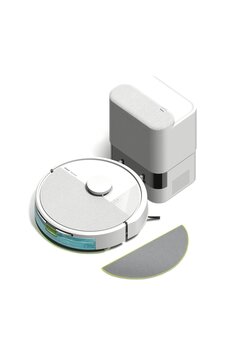 iRobot Roomba 105 Combo AutoEmpty Robot Süpürge ve Paspas (Beyaz)