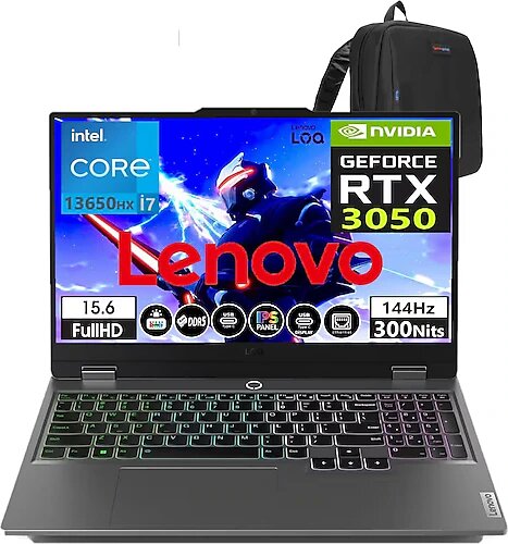 Lenovo LOQ 15IRX9 883DV00AFTR19 15.6 inç Intel Core i7 13650HX 16 GB 2 TB SSD NVIDIA GeForce RTX 3050 Windows 11 Home