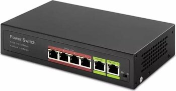 HİİTACHI 4 PORT POE 2 UPLINK 10/100 MBPS 78W ETHERNET SWİTCH