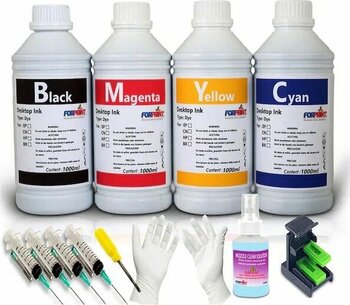 Canon Pixma E404/E414/E464 4x1000 ml Uyumlu Kartuş Dolum Seti