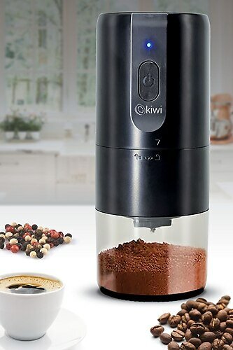 Kiwi Kspg-4816 Şarjlı Kahve ve Baharat Öğütücü Siyah