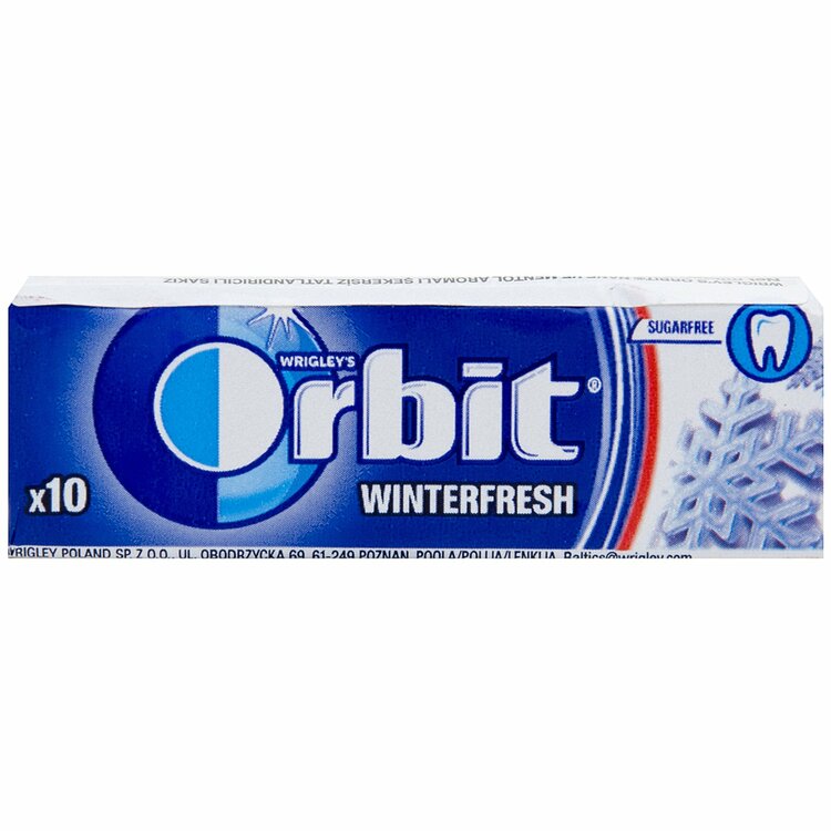 Orbit Winterfresh Nane Ve Mentol Aromalı Şekersiz Sakız 14 gr