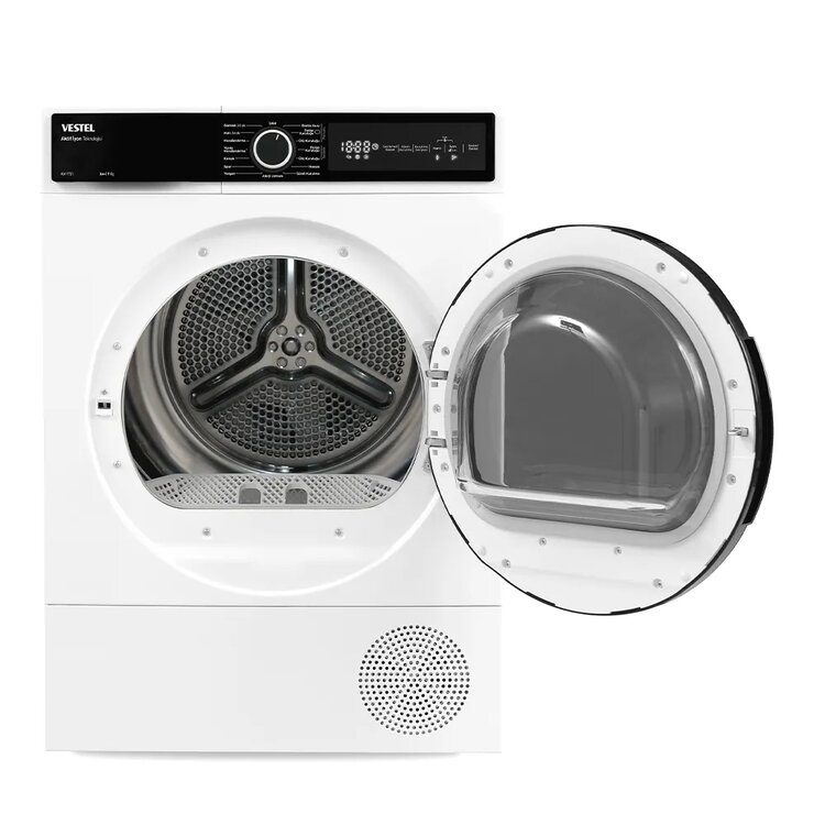 Vestel KM 9701 9 kg Beyaz Çamaşır Kurutma Makinesi