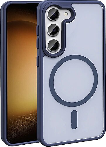 Galaxy Uyumlu S24 FE Kılıf Magsafe Şarj Özellikli Mat Arka Yüzey Zore Sio Kapak