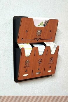 Reklamwar Apartman Ahşap Fatura Kutusu