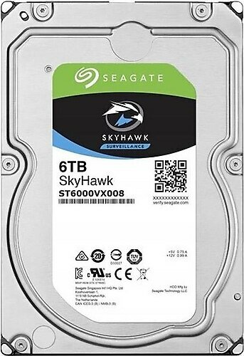 Seagate SkyHawk ST6000VX008 6 TB 5900 RPM Harddisk