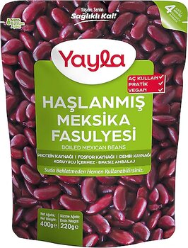 Yayla Haşlanmış Meksika Fasulyesi 400 gr