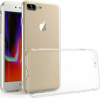 Prolysus Apple iPhone 8 Plus Kamera Korumalı Şeffaf Yumuşak Silikon Kılıf