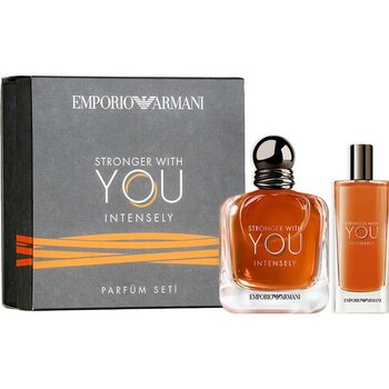 Armani Stronger With You Intensely 100 ml + 15 ml Parfüm Set