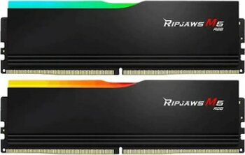Gskill Ripjaws M5 Siyah Rgb Ddr5-6000mhz Cl36 32gb (2x16gb) Dual (36-36-36-96) 1.35v