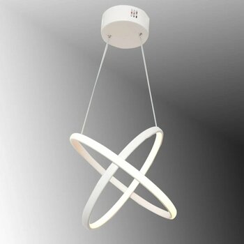 Lambadar Eşit Halka Model Sarkıt Modern Led Beyaz Işık Ultra Power Led Avize Salon Mutfak Oda Ledli Avize