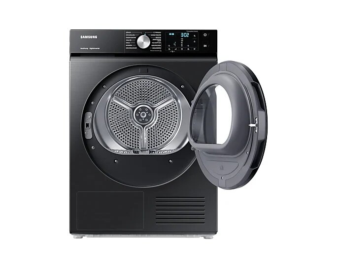Samsung DV90BBA245ABAH 9 kg Siyah Çamaşır Kurutma Makinesi