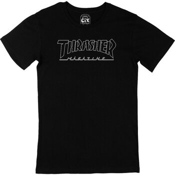 Cix Thrasher Magazine Siyah Tişört - XL