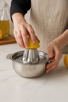 Porsima Çelik Portakal Limon Sıkacağı Limonluk Portakal Sıkacağı - 700 ml