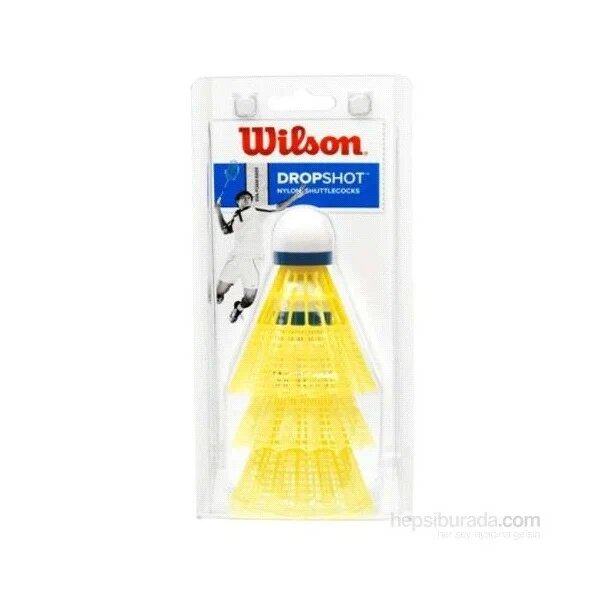 Wilson Dropshot 3 Clamshel Ye Sarı Badminton Topu
