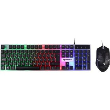 Torima Oyuncu Rgb Işıklı Kablolu Q Klavye Ve Mouse Seti TMK03 Siyah