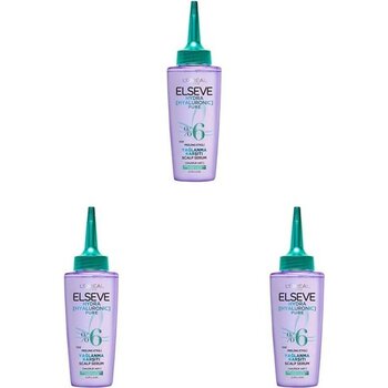 Elseve Hydra Hyaluronic Pure Salisilik Asit Içeren Yağlanma Karşıtı Peeling Etkili Saç Derisi Serumu 102 ml 3lü Paket - Option-1