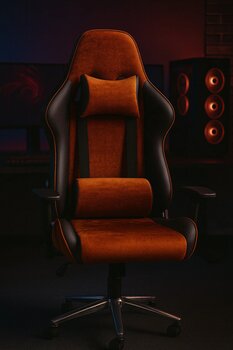 sadık ofis Ergonomik Kahverengi Siyah Oyuncu Koltuğu Gaming Chair Bel Destekli Rahat Tasarım