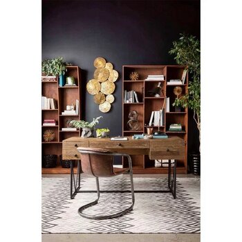Hitit Dekorasyon Vera Ceviz 80x70x160 cm Çalışma Masası