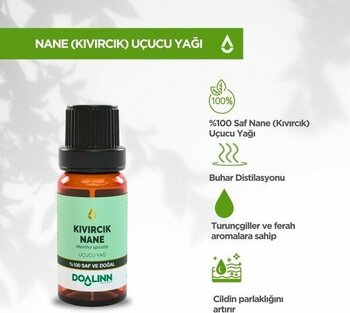 Doalinn Kıvırcık Nane (Bahçe Nanesi) Uçucu Yağı 10 ml - 1