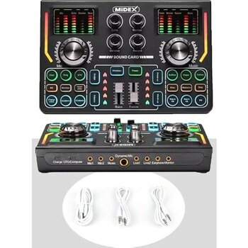 BM800 Titanium Set Efektli Ses Kartı, Mikrofon Kulaklık, Stand (Pc ve Telefon)