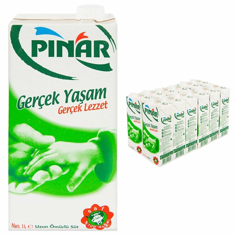Pınar Süt Uht 1 lt x 12 Adet