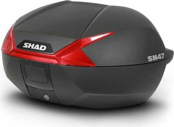 Shad Sh-47 Red Ref Kırmızı Reflektörlü Motosiklet Arka Çanta (Topcase)
