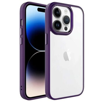 Gpack Apple Iphone 14 Pro Kılıf Kamera Çıkıntılı Nikelaj Hassas Tuşlu Arkası Cam