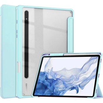 Jingyi Samsung Galaxy Tab S8/S7 11 Ince Kılıf Gökyüzü Bulut Mavisi Uyumlu Samsung Galaxy Tab S8 (SM-X700/X706) Samsung Galaxy Tab S7 (SM-T870/T875) TPU PU Malzeme Tablet Kılıfı
