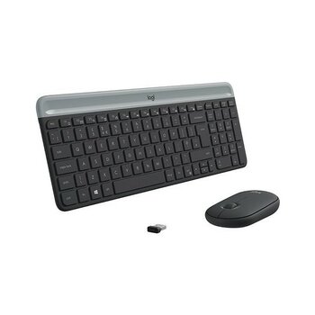 Starseven Logitech MK470 Siyah, 920-009435, Kablosuz, Türkçe Q, Klavye Mouse Set - 0 - Siyah - Seçenek