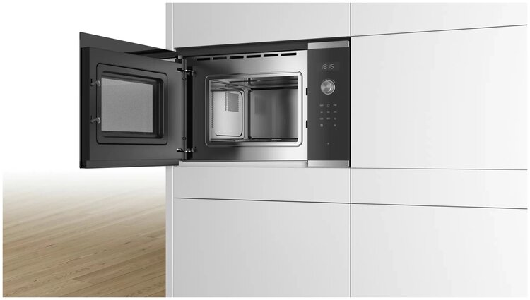 Bosch BFL524MS0 800 W Siyah Mikrodalga Fırın