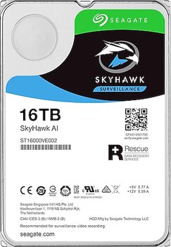Seagate SkyHawk AI ST16000VE002 16 TB 7200 RPM 250 MB/s Harddisk
