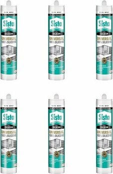 Sista Şeffaf Silikon 280 Ml - 6 Adet