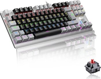 Lenovo Lecoo GK304 RGB TKL Red Switch Kablolu Mekanik Oyuncu Klavyesi