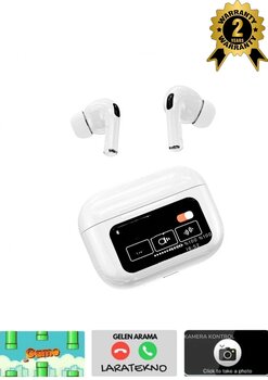 Honor Magic V Flip Uyumlu Pro Anc Dokunmatik Dijital Ekranlı Enc/Anc Bluetooth Kulaklık