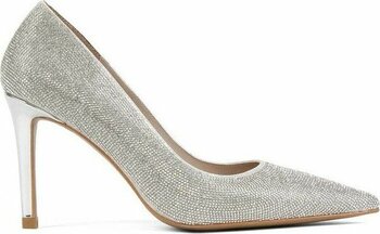 Celal Gültekin Kadın Lame Taşlı İnce Topuklu Stiletto - 38