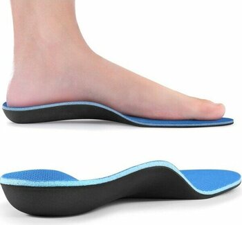 Okavango Ortopedik Memory Foam Tabanlık, Konfor & Rahat Ark Takviyeli, Şok Emici Ayakkabı Taban Siyah 40-45