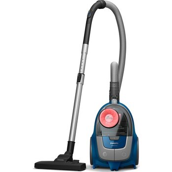 Philips 2000 Serisi Torbasiz Elektrikli Süpürge, 750W, PowerCyclone 4, Super Clean Air Filtre, Kompakt ve Hafif, XB2123/09 - Lacivert