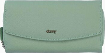 Damy Hakiki Deri Kadın Cüzdan - Portföy 2221 - Yeşil