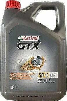 Castrol GTX 5W-40 A3/B4 4 lt Motor Yağı