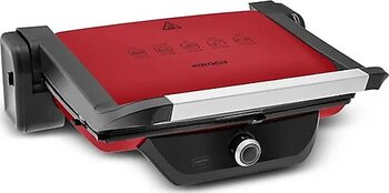 Karaca Gastro Classic 2000 W Matte Red Izgara ve Tost Makinesi