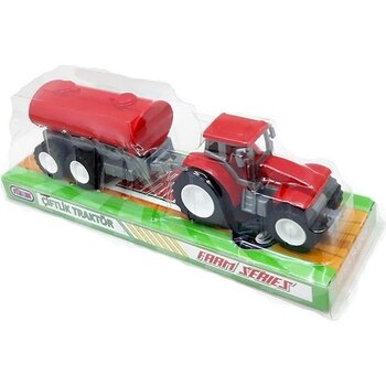 Nizam Oyuncak Traktör Römorklu Çiftlik Traktör - Kırmızı