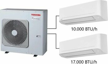 Toshiba 2m Multi Split Klima 10.000+17.000 Btu/h A+++