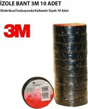 3m Temflex Elektrik Bantı İzole Bant Siyah