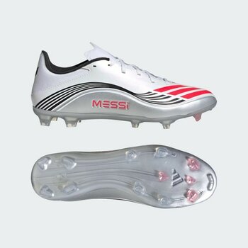 adidas F50 Messi League Fg Erkek Krampon JP7446 - 40,5 - Beyaz