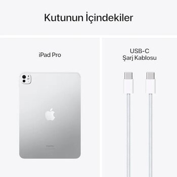Apple Ipad Pro Mwrp3tu/a M4 Wifi + Cellular 1 Tb 11" Tablet Uzay Siyahı