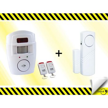 Lorex Kablosuz Hareket Sensörlü Uzaktan Kumandalı Alarm Sistemi + Kapı Pencere Alarmı