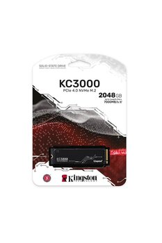 Kingston 2TB KC3000 NVMe M.2 SKC3000D/2048G Okuma Hızı 7000MB / Yazma Hızı 7000MB SSD