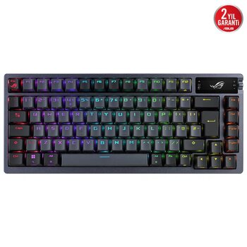 ASUS ROG Azoth Gunmetal Kablosuz RGB NX Switch Mekanik Oyuncu Klavyesi