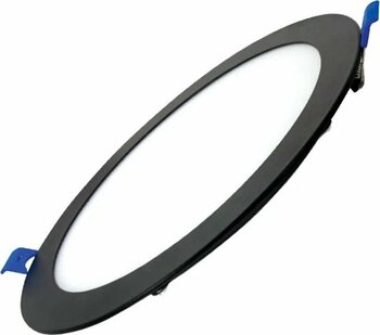 ACK Ap01-01201 12w Siyah Yuvarlak Sıva Altı Led Panel 3000k Günışığı